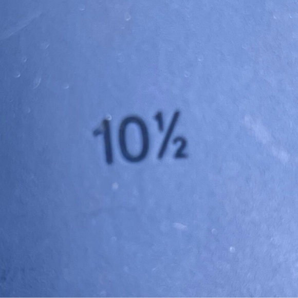 Tory Burch Women’s Benton blue leather ballet flats oversized golden logo - Picture 8 of 8